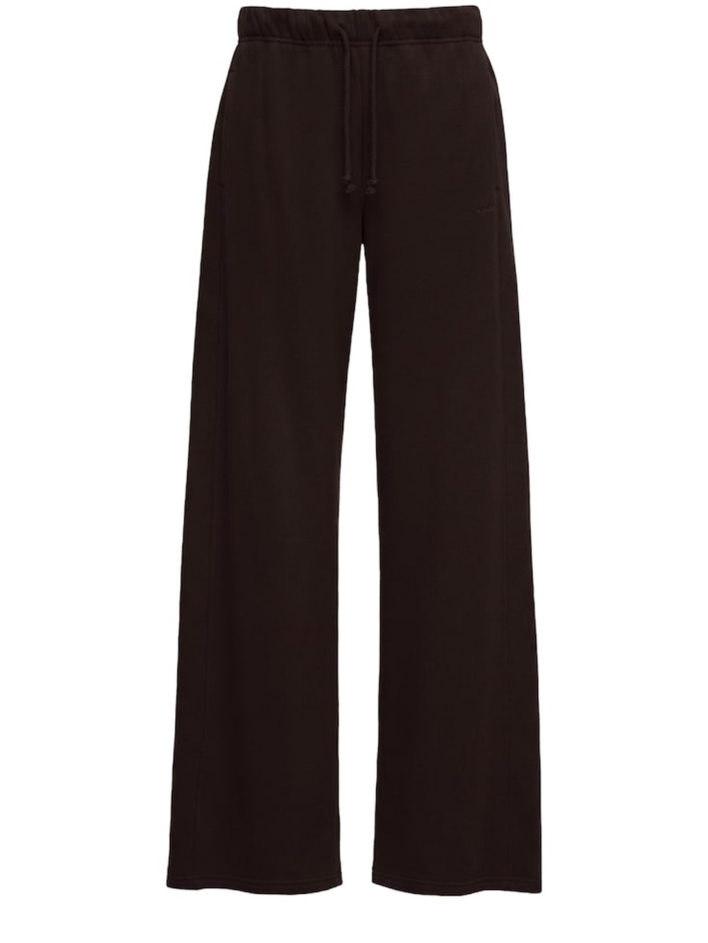 Garage Woman’s Brown Wide-Leg Drawstring Straight Leg SweatPants